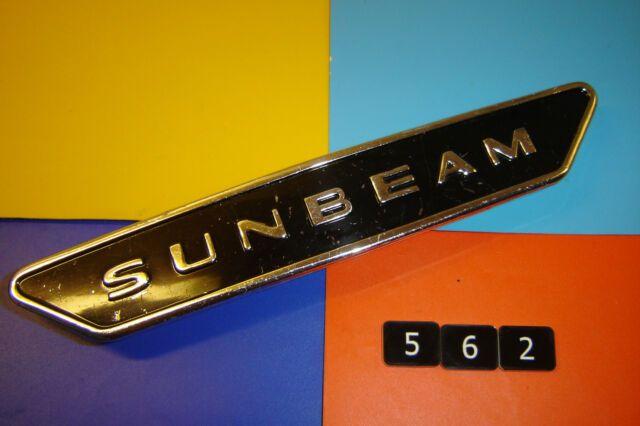eBay Old Logo - Old Stock Original Sunbeam Black & Silver Aluminium Badge Emblem ...