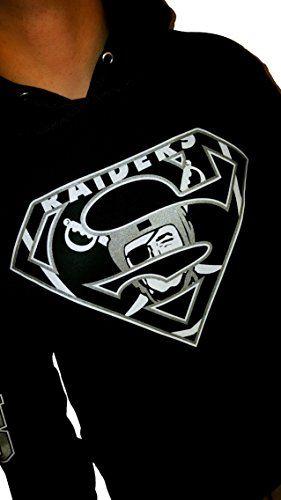 Raiders Superman Logo - OAKLAND RAIDERS SUPERMAN HOODIE - Buy Online in Oman. | Apparel ...