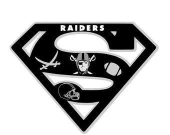 Raiders Superman Logo - Las vegas raiders | Etsy