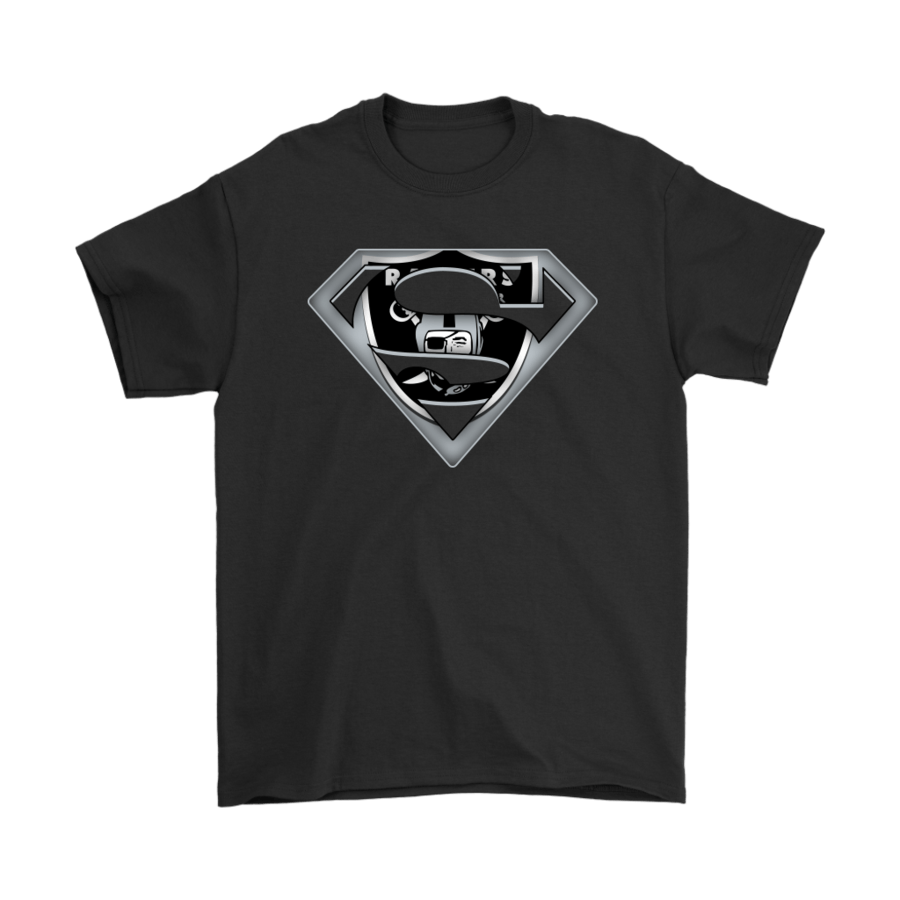 Raiders Superman Logo - We Are Undefeatable The Oakland Raiders x Superman NFL Shirts