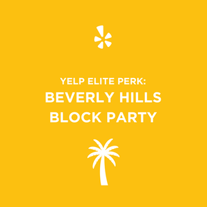 Yelp Elite Logo - Yelp Elite Perk: Beverly Hills Block Party Events Beverly