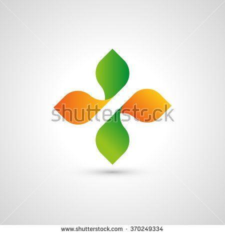 Medical Cross Logo - Cross logo. Medical emblem. Organic products icon. Eco sign. Healthy ...