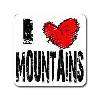Heart Mountains Logo - I Love Heart MOUNTAINS Bumper Laptop Sticker