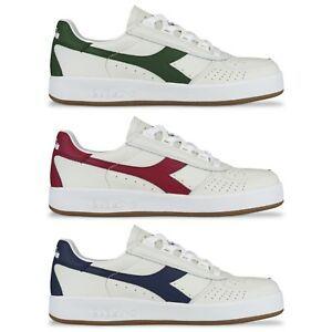 Green White Red L Logo - Diadora Trainers B. Elite L trainers, Red, Green