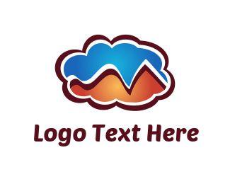 Heart Mountains Logo - Mountains Logo Maker