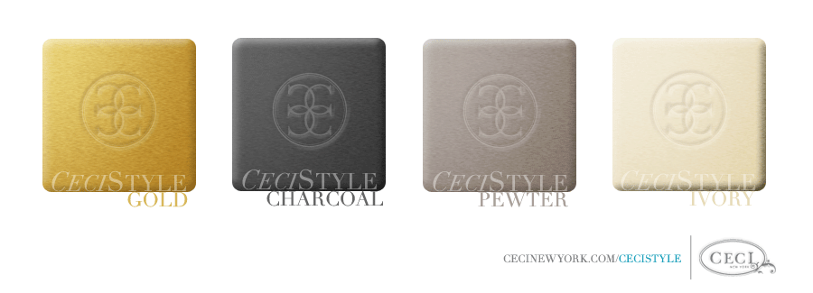 Charcoal and Gold Logo - V83: Ceci Color Stories & Charcoal Wedding Colors