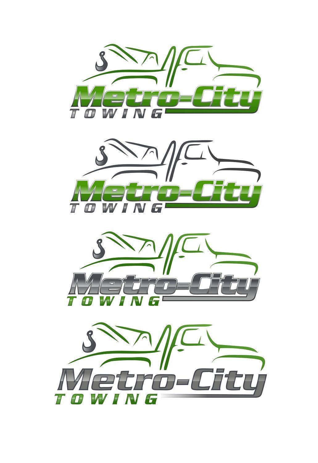 Sleek Truck Logo - Metro City Towing Graphic Design By Roman.free, It's Tow Truck