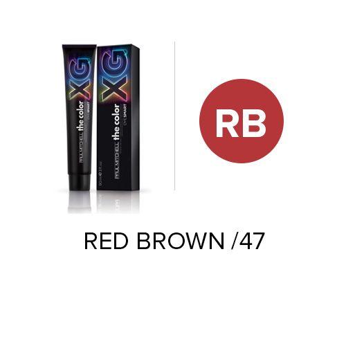 Red XG Logo - RB: Red Brown /47 - Color XG - Sullivan Beauty