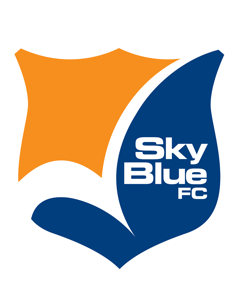 Orange and Blue Logo - Nwsl Sky Blue Fc. Pro Soccer USA