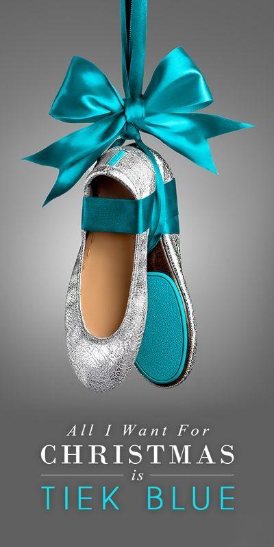 Tieks Logo - All I want for Christmas is.Tiek Blue!. Tieks Ballet Flats. 'Tis