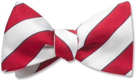 Red White Bow Tie Logo - Scholastic Red White Bow Ties. Beau Ties Ltd Of Vermont