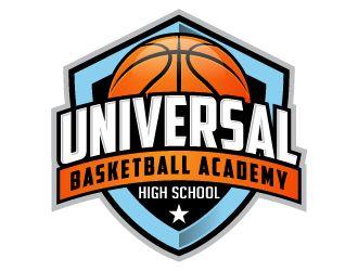 School Basketball Logo - Universal Basketball Academy High School logo design - 48HoursLogo.com