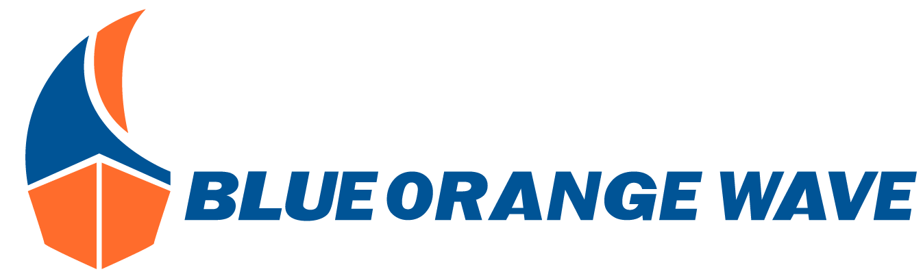 Orange and Blue Logo - Consultancy, virtual reality and project management | Blue Orange Wave