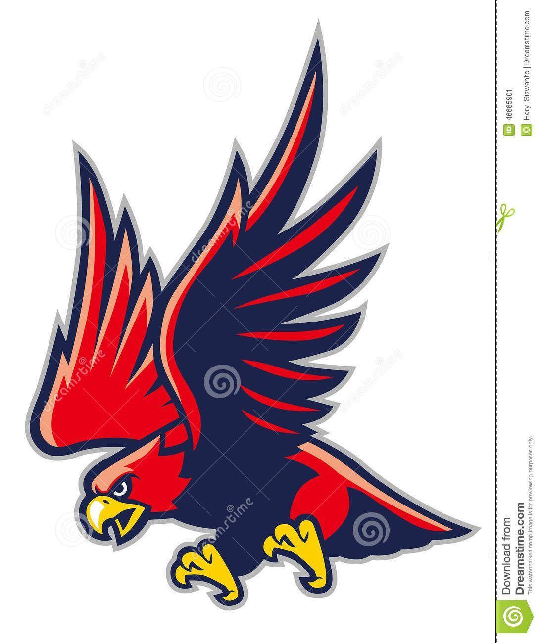 Hawks Mascot Logo - Hawk mascot | Hawks-Falcons Logos | Logos, Vector free, Sports logo