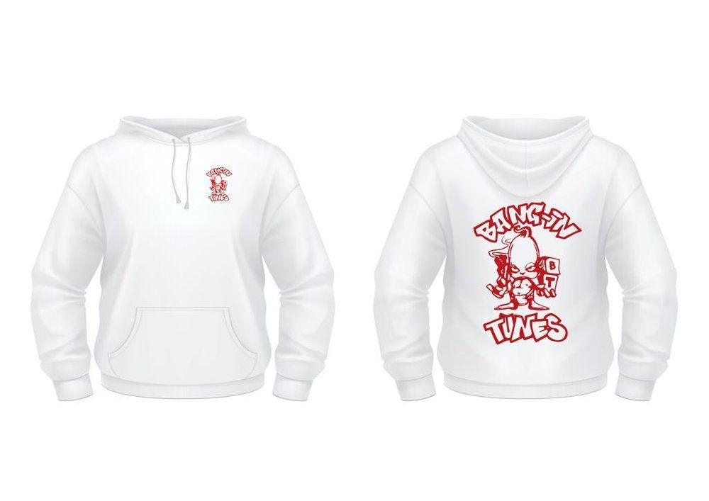 Original Red Logo - Bangin Tunes | Red Logo Kids Hoodie