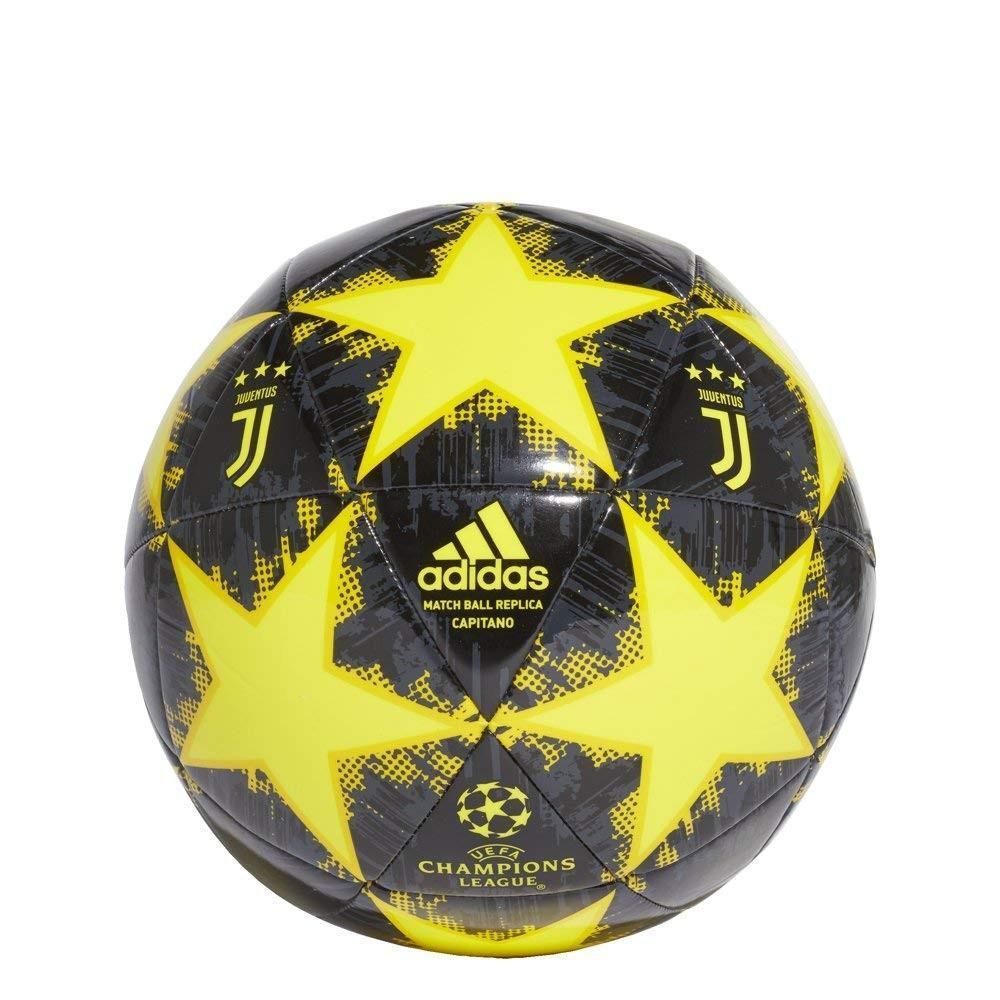 Yellow and Black Ball Logo - Adidas Final 18 FC Juventus Black Ball CW4144