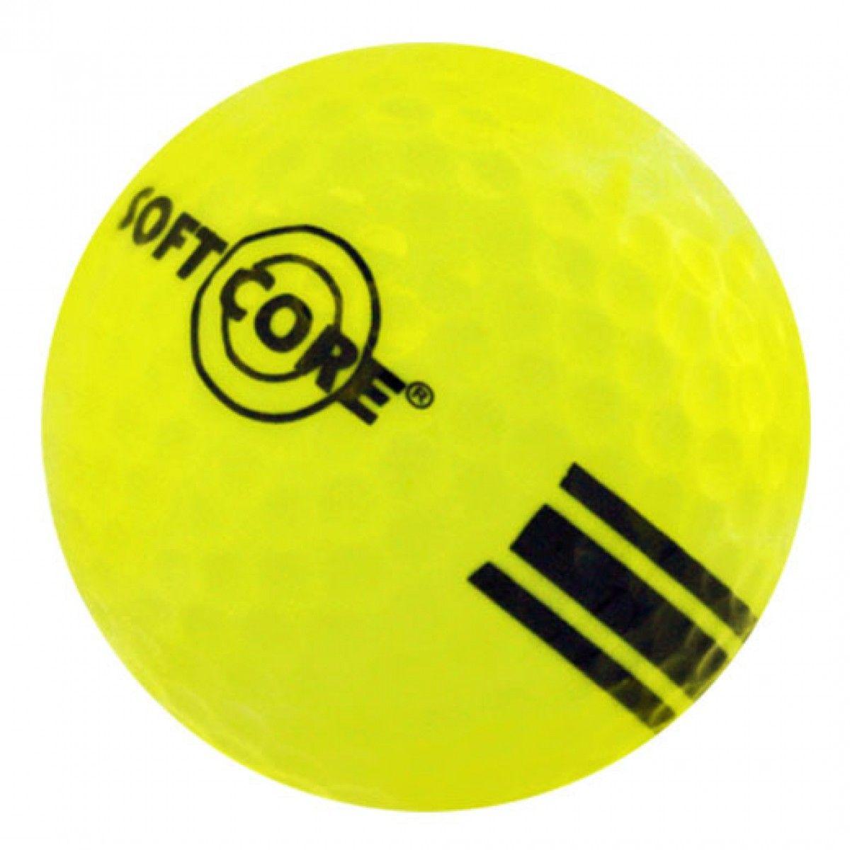 Yellow and Black Ball Logo - New Range Ball Yellow Black SoftCore