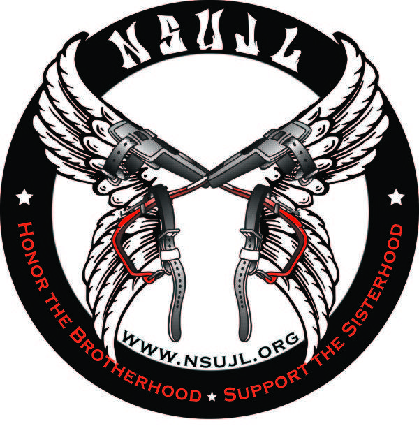 Lineman Logo - NSUJL logo hard hat stickers -