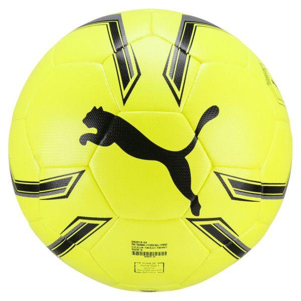 Yellow and Black Ball Logo - Pro Training 2 HYBRID Soccer Ball | Fluo Yellow-Black-White | PUMA ...