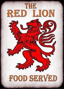 Red Lion Pub Logo - Red Lion Pub Sign, Bar Sign Pub Sign Kitchen Sign Wall Sign | eBay