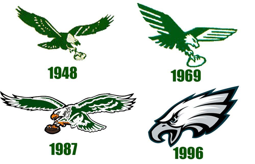 Kelly Green Eagles Logo - VIDEO: NFL Logo Redesigns From 1996-2012, A History Of Pissed-Off ...