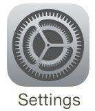 iPhone Settings App Logo - How can I stop my iOS device from going to sleep mode – Sonru Support