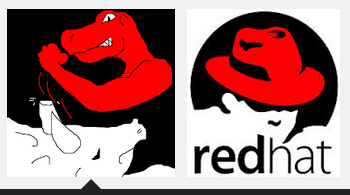 Red Hat Logo - Willrad Von Tiredlad on Twitter: 