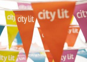 City Lit Logo - Deaf Unity. City Lit Logo on Flags
