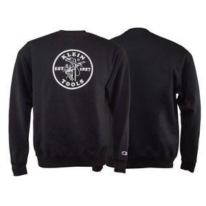 Lineman Logo - Klein Tools MBA00058-2 Large Champion Pullover Crew Sweatshirt With ...