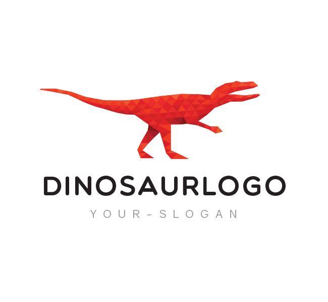 Red Dinosaur Logo - Red Dinosaur Logo & Business Card Template Branding for businesses