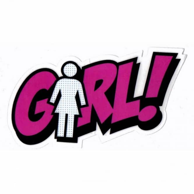 Girl Skate Logo - Girl Skateboards Girl Blammo Skateboard Sticker - Assorted ...