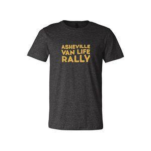 Charcoal and Gold Logo - AVLR Bold Logo Unisex (Gold on Charcoal) - ASHEVILLE VAN LIFE
