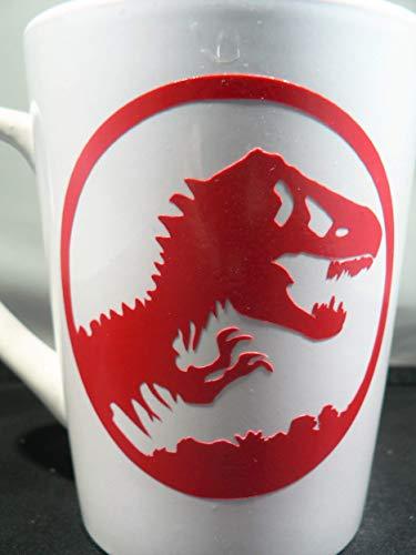 Red Dinosaur Logo - Amazon.com: Jurassic Park Dinosaur Logo Coffee Mug: Handmade