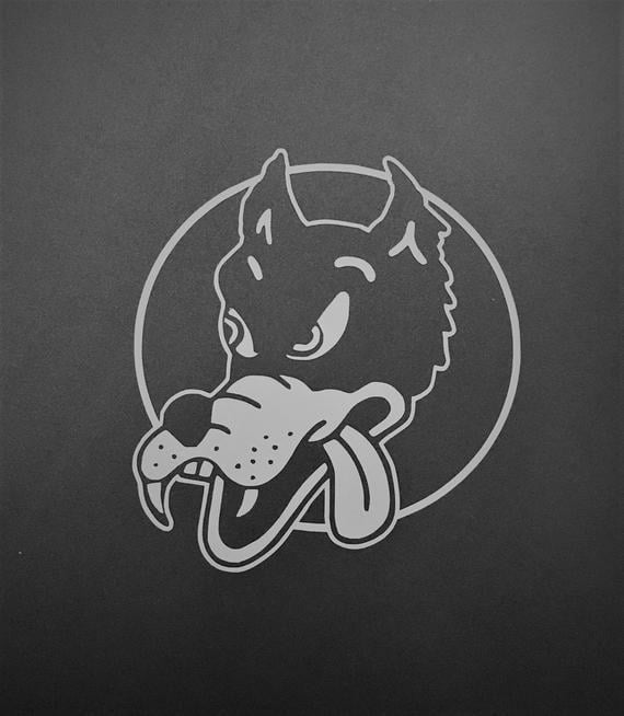 Grateful Dead Wolf Logo - Grateful Dead Dire Wolf Vinyl Decal for Laptops Cars Cups | Etsy