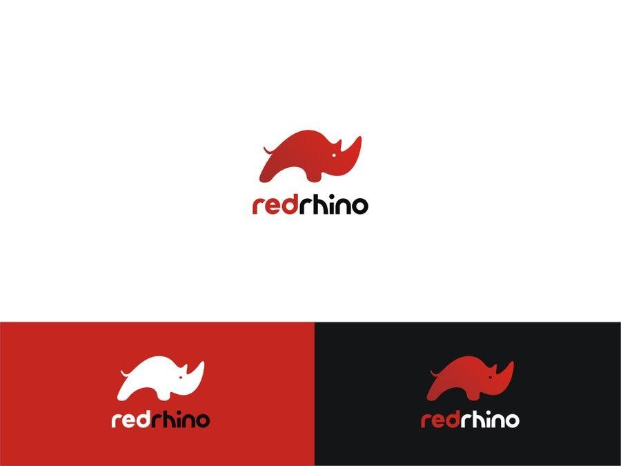 Red Dinosaur Logo - New logo wanted for Red Rhino | Logo design contest