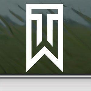 Tiger Woods Logo - SoCool Woods Symbol 4 tall color
