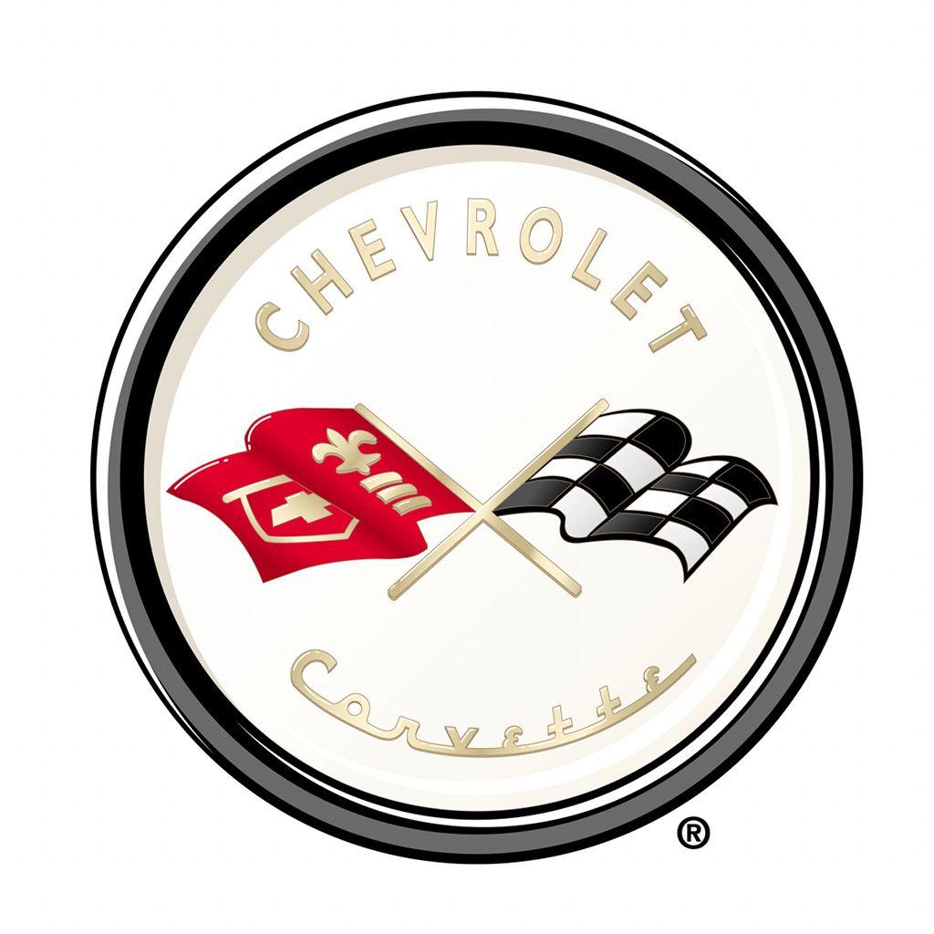 Classic Corvette Logo - GM Historic Car Design Art