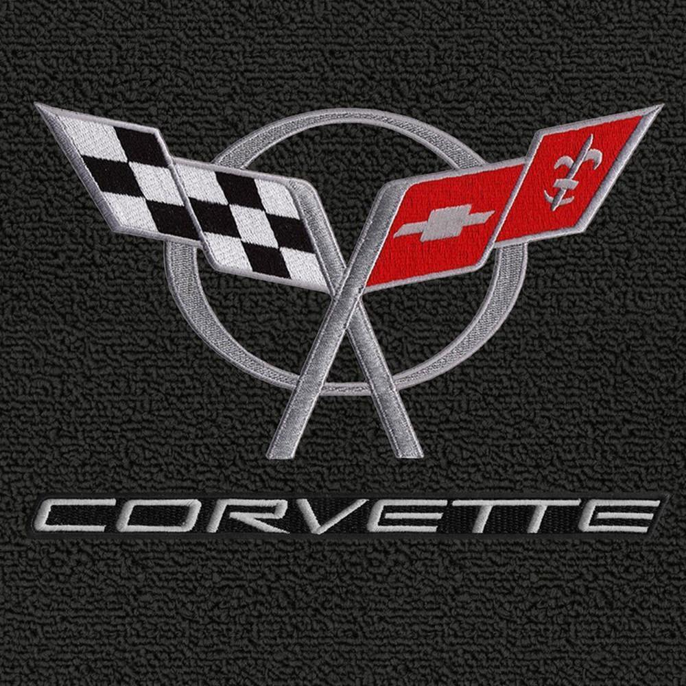 Classic Corvette Logo - Corvette Lloyds Classic Loop Floor Mats Logo : 1997 04 C5