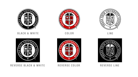 Texas Tech University Logo - TTU System Seal and Signature. Texas Tech University System