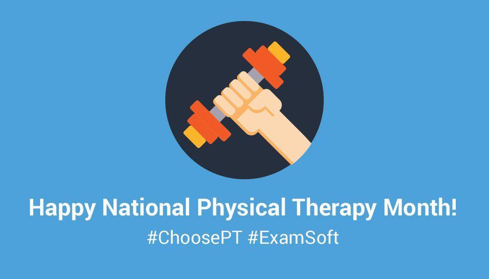 PT Month 2017 Logo - ExamSoft is National Physical Therapy month