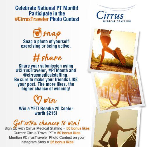 PT Month 2017 Logo - National Physical Therapy Month 2017 #CirrusTraveler Photo Contest