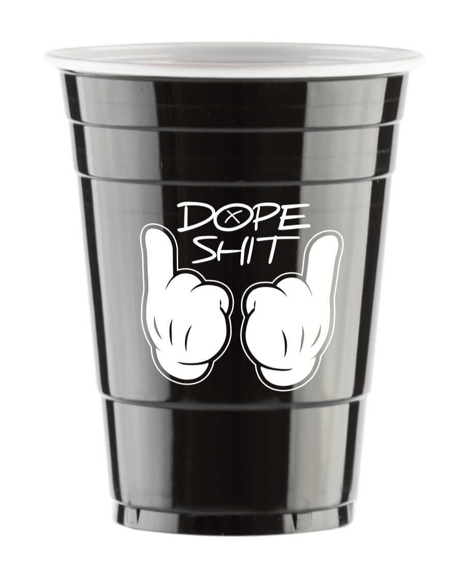 Dope Shit Logo - Bedrukte Red Cups Project X Design in verschillende kleuren
