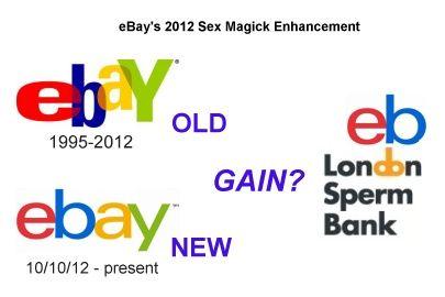 eBay First Logo - The Open Scroll Blog: eBay's New Logo - Enhanced with Sex Magick