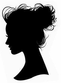 Black Silhouette Head Logo - Pin by Anna Brown on Build | Silhouette art, Silhouette, Art