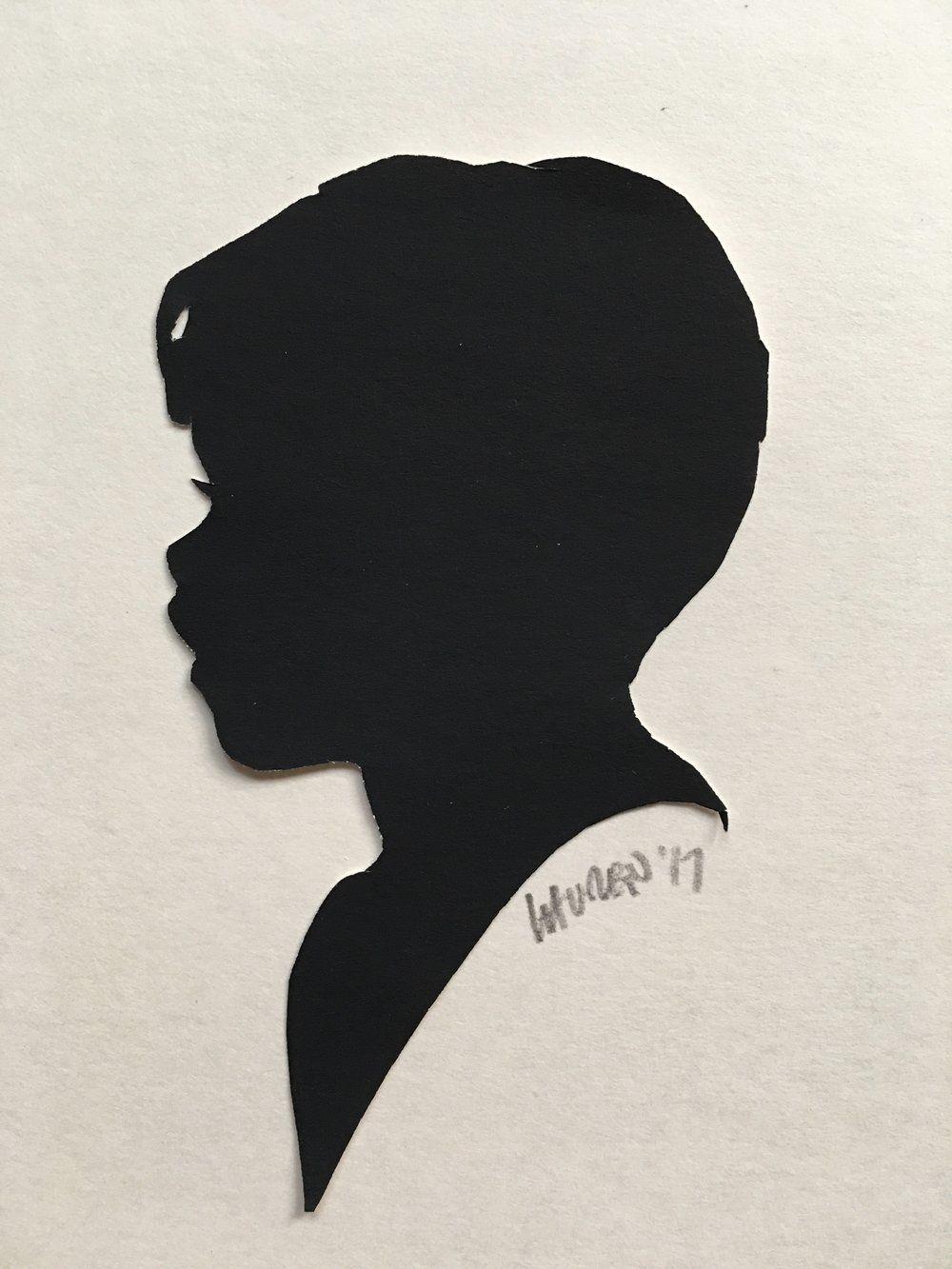 Black Silhouette Head Logo - Additional BLACK Silhouette Portrait Copies (per copy) — Silhouettes ...