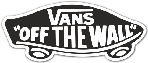 Off the Wall Skateboard Logo - Sticker Surf Skate Vans off the wall 3