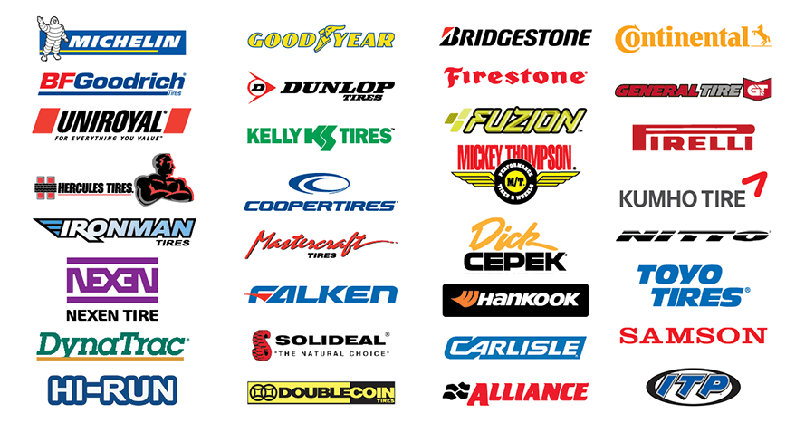 Tire Brand Logo - Tire Brands | Tires | Goodyear | Kelly | Dunlop | Cooper | Nexen ...
