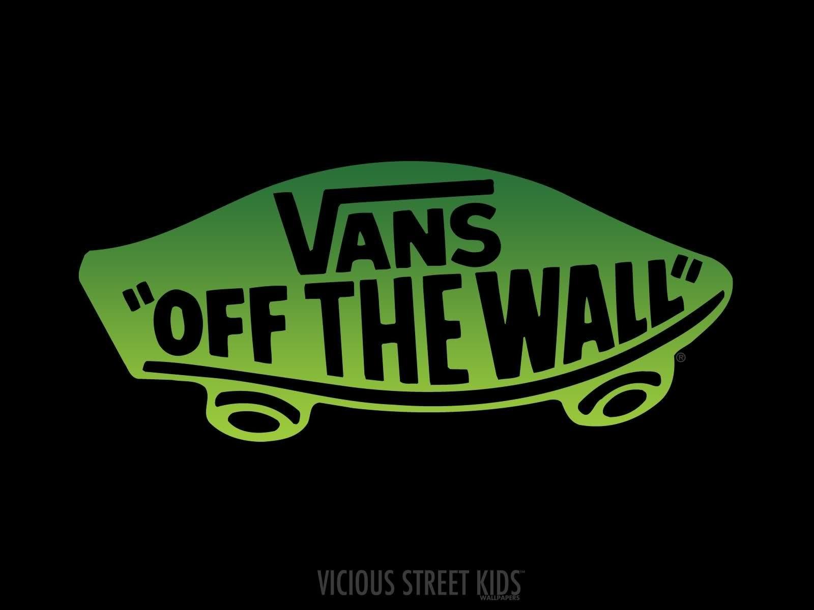 Off the Wall Skateboard Logo - Green Logo Vans Off The Wall Logo HD Wallpaper 1600x1200px Desktop ...