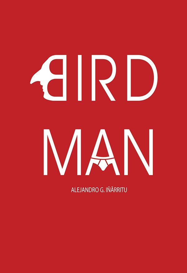 Birdman Movie Logo - Birdman (2014) Minimal Movie Poster