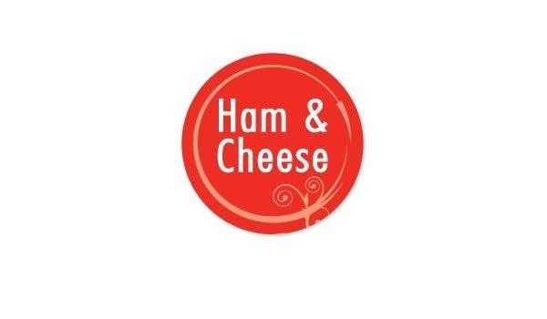 Ham Red Circle Logo - Ham & Cheese 1 Red Circle Label Sticker ID Dot, Roll of 1000